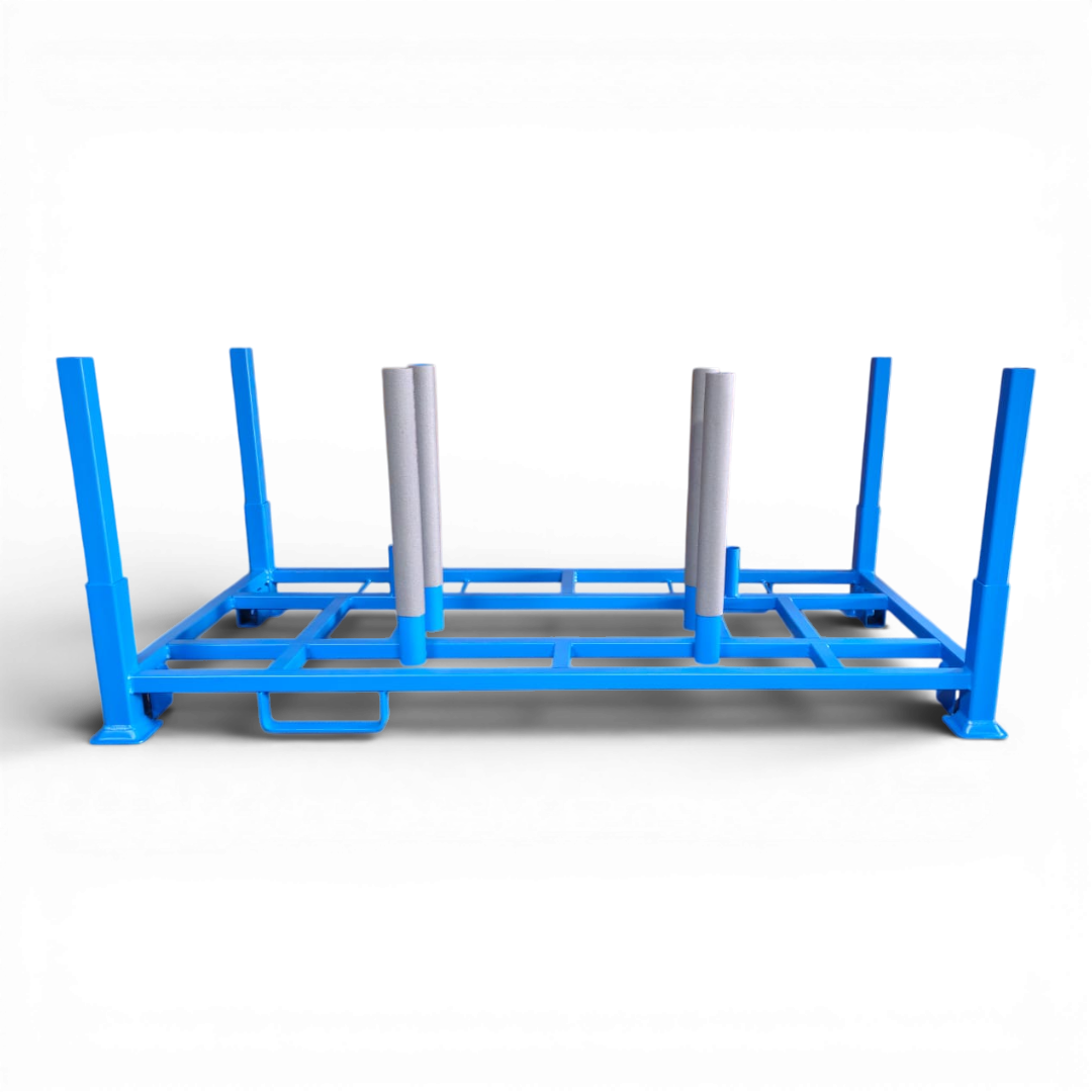 Schwere Industrie-Sonderpalette aus Stahl (1500 kg Traglast) für Lagerbetriebe