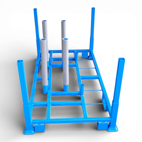 Schwere Industrie-Sonderpalette aus Stahl (1500 kg Traglast) für Lagerbetriebe