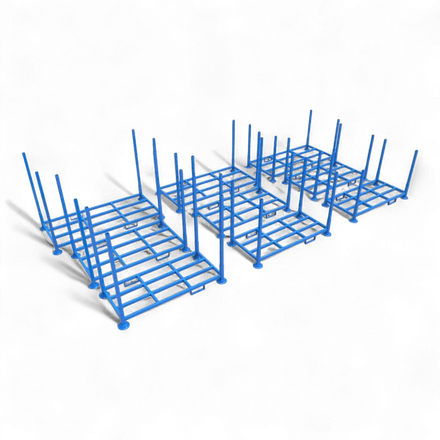 Schwere Industrie-Sonderpalette aus Stahl (1500 kg Traglast) für Lagerbetriebe